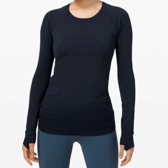 NWT lululemon swiftly tech Rare TRUE NAVY sz 4 - Picture 5 of 6